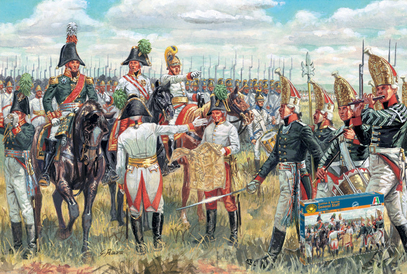 AUSTRIAN RUSSIAN ALL.GEN.STAFF KIT 1:72 - Italeri - IT6037