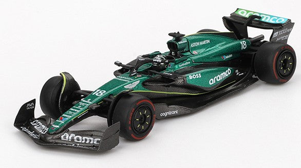 ASTON MARTIN AMR24 #18
LANCE STROLL BAHRAIN GP 2024 1:64 - Mini GT - MGT01001