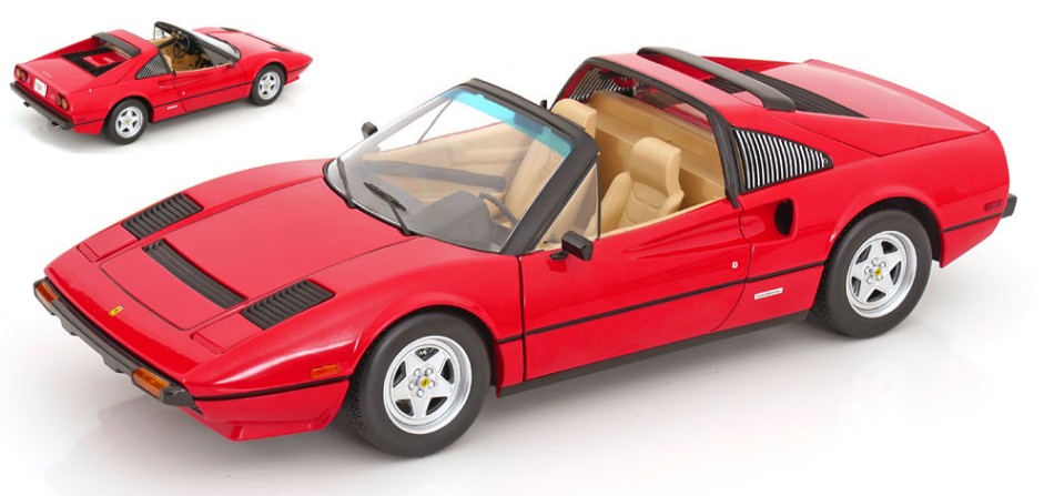 FERRARI 308 GTS QV US-TV SERIES "MAGNUM P.I."1982 RED 1:12 - KK Scale - KKDC120271