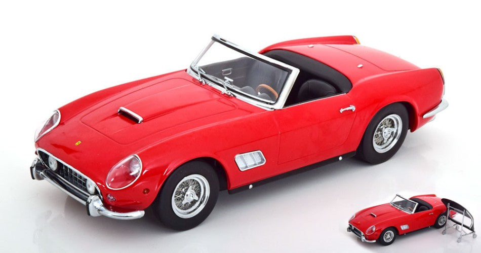 FERRARI 250 GT CALIFORNIA SPYDER 1960 EUROPEAN VERSION RED 1:18 - KK Scale - KKDC181046