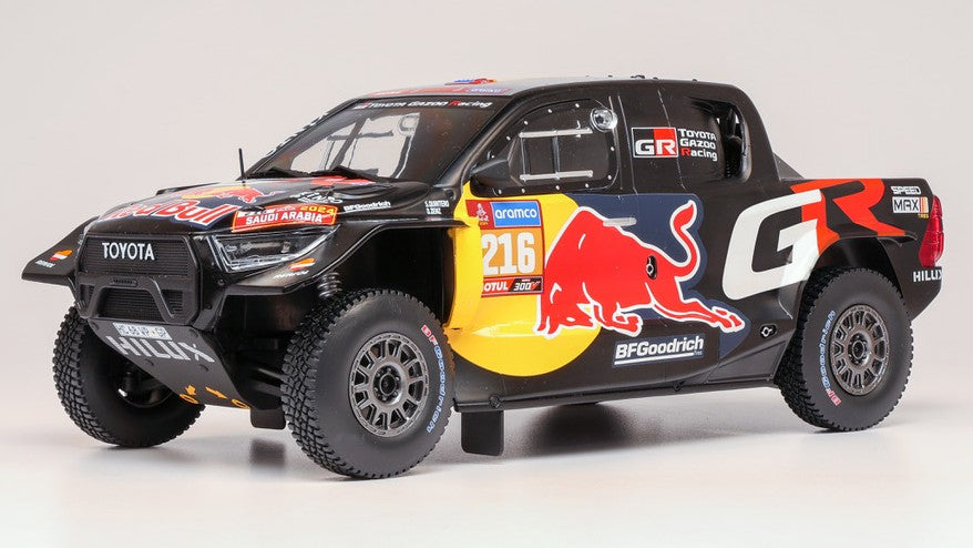 TOYOTA GR DKR HILUX EVO T1U N.216 RALLY DAKAR 2024 QUINTERO-ZENZ 1:18 - Ixo Model - 18RMC238B