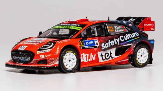 FORD PUMA N.22 RALLY1 ESTONIA 2025 SESKS-FRANCIS 1:43 - Ixo Model - RAM990B