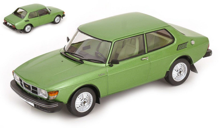 SAAB 99 TURBO 1977 GREEN 1:18 - ModelCarGroup - MCG18440