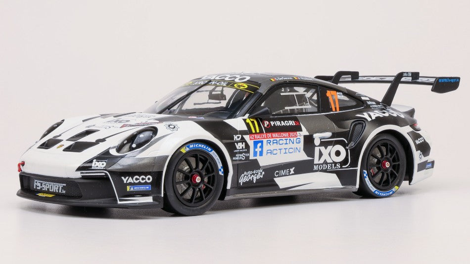 PORSCHE 992 N.17 RALLY WALLONIEN 2025 DE CECCO-JEROME 1:18 - Ixo Model - 18RMC255