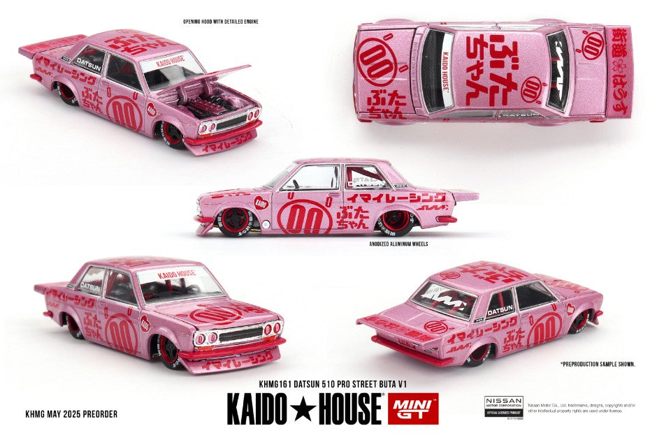 DATSUN 510 PRO STREET BUTA V1
1969 1:64 - Mini GT - KHMG161