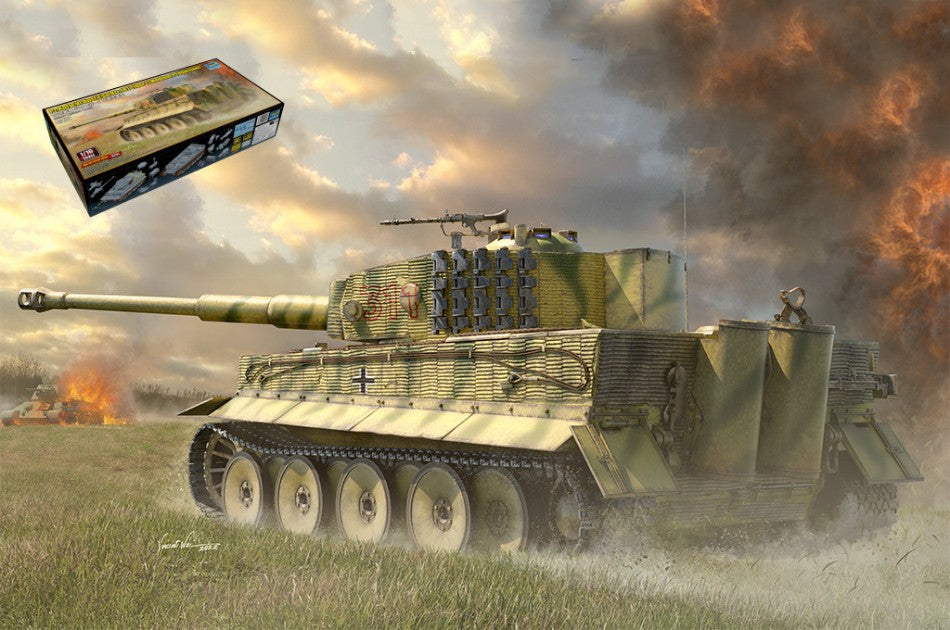 CARRO TIGER I Pz.Kpfw.VI KIT 1:16 - Trumpeter - TP00944