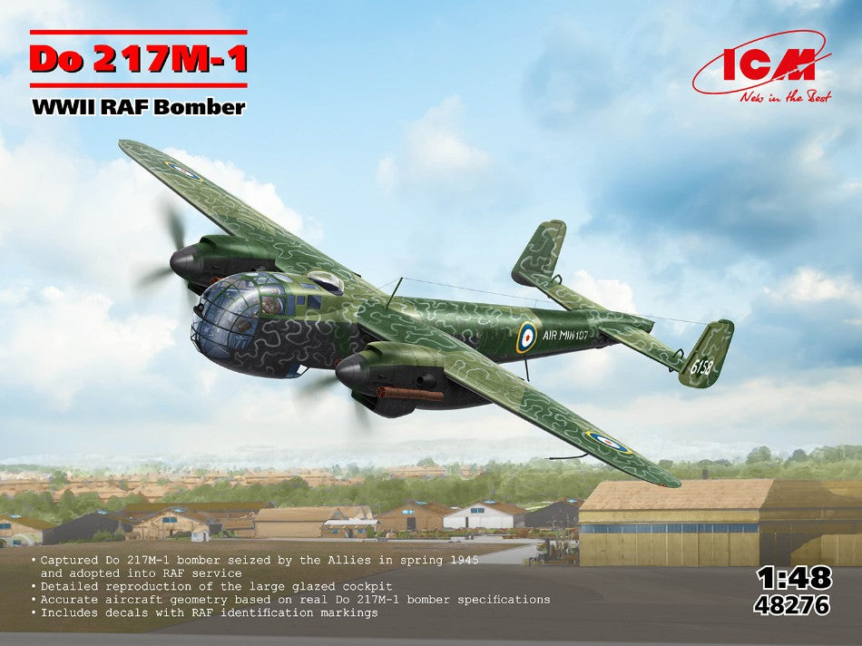 Do 217M-1 WWII RAF Bomber KIT 1:48 - ICM - ICM48276