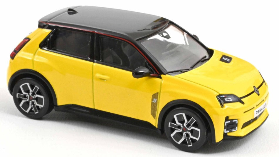 RENAULT 5 E-TECH 100% ELECTRIC 2024 POP YELLOW/BLACK 1:43 - Norev - NV510550
