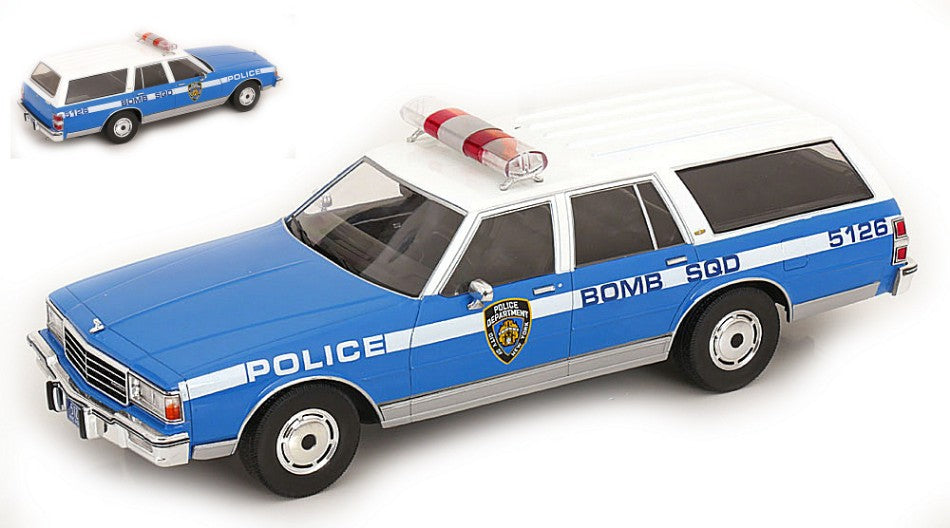 CHEVROLET CAPRICE ESTATE WAGON 1985 NYPD 1:18 - ModelCarGroup - MCG18477