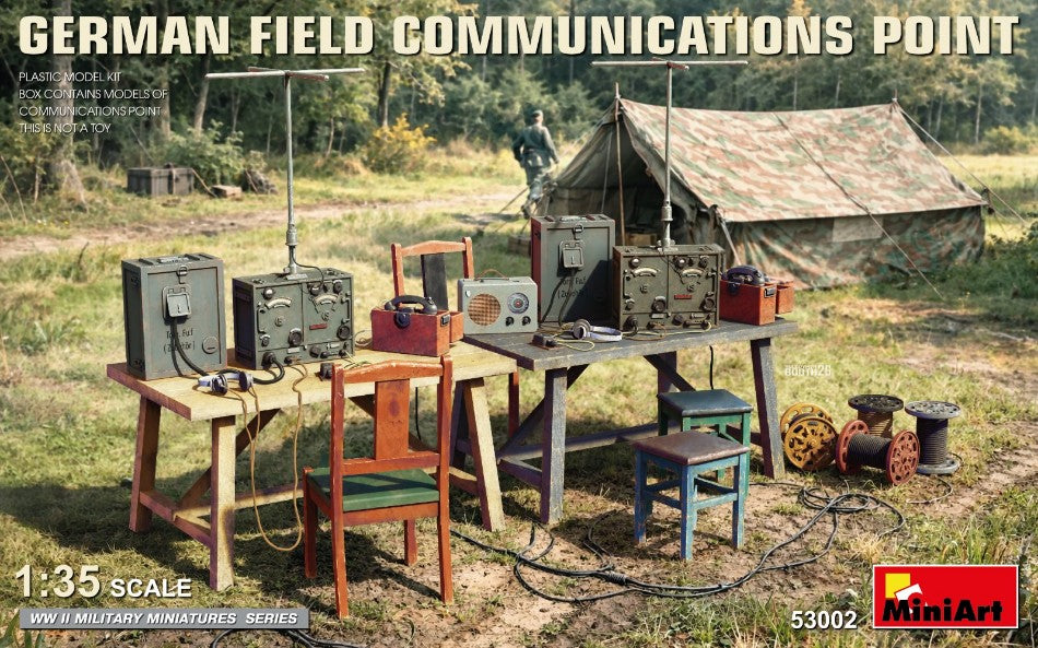 GERMAN FIELD COMMUNICATIONS POINT KIT 1:35 - Miniart - MIN53002