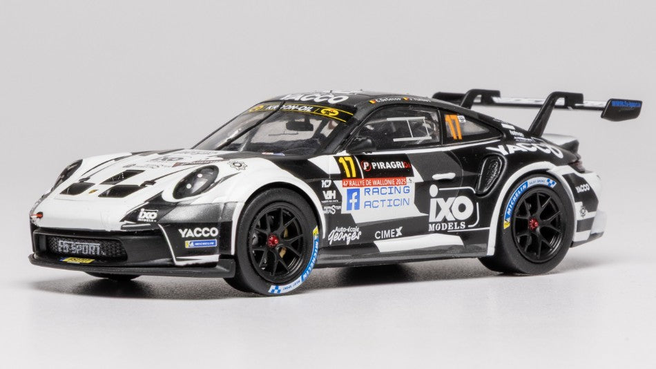 PORSCHE 992 N.17 RALLY WALLONIEN 2025 C.DE CECCO-H.JEROME 1:43 - Ixo Model - RAM1005