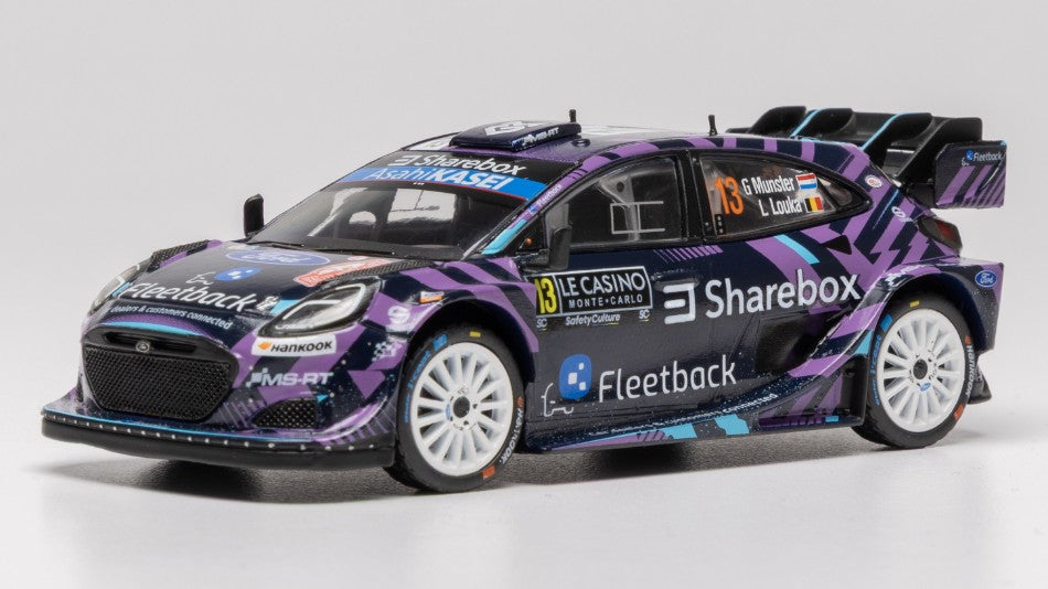 FORD PUMA N.13 RALLY1 MONTE CARLO 2026 MUNSTER-LOUKA 1:43 - Ixo Model - RAM1027A