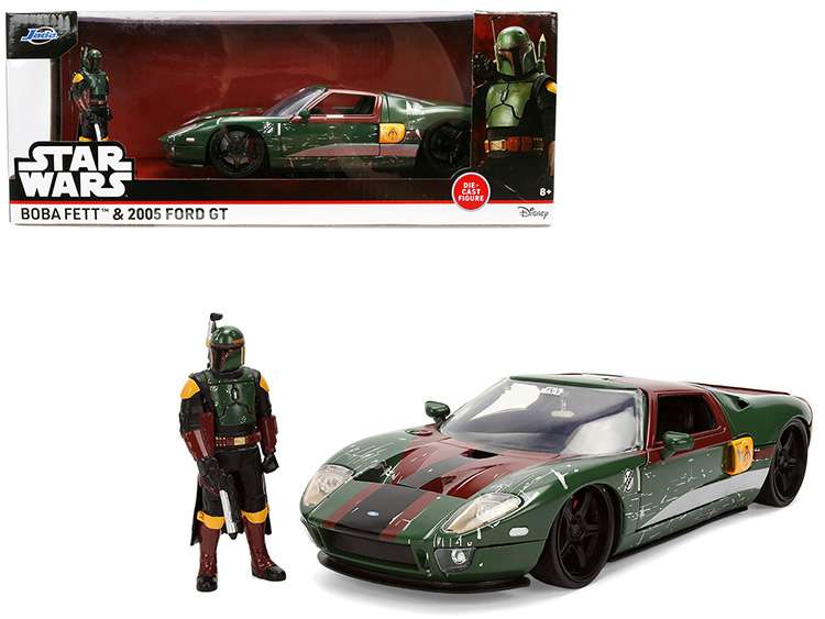 FORD GT 2005 STAR WARS BOBA FETT VARIOUS 1:24 - Jada Toys - JADA36909