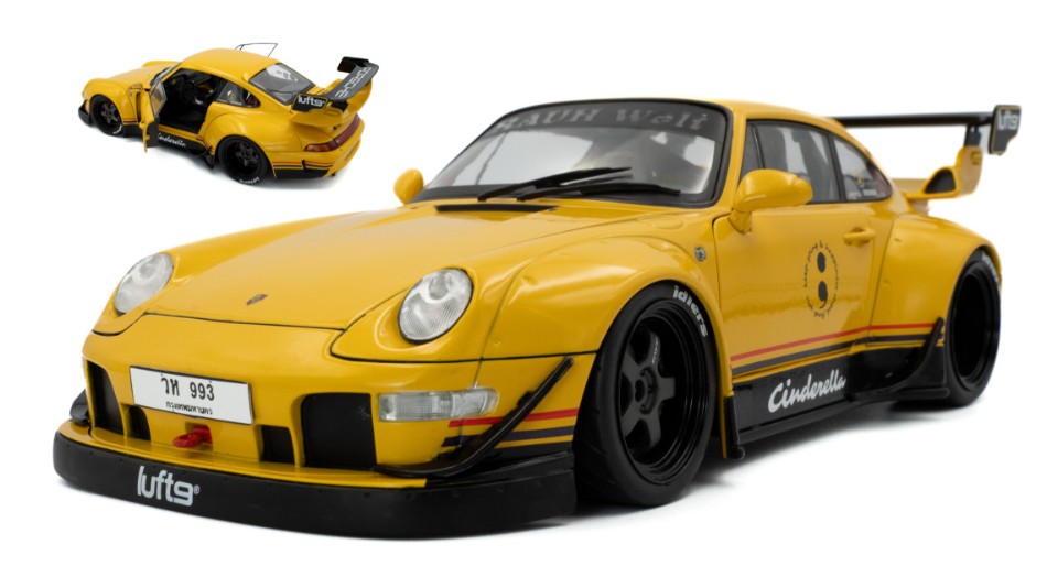 RWB BODYKIT 2020 CINDERELLA YELLOW 1:18 - Solido - SL1808507