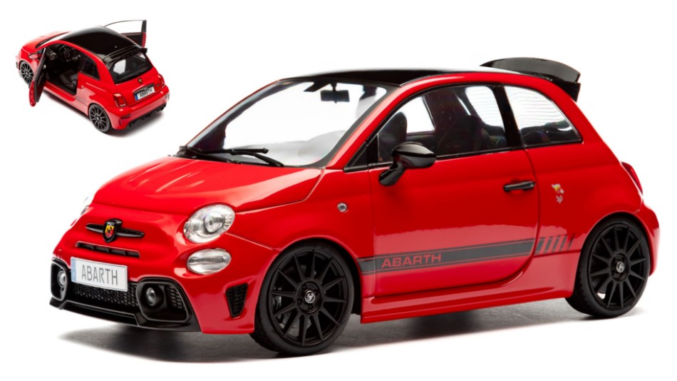 FIAT F595 ABARTH SOLIDO WORKS 2023 RED SOLIDO WORKS 1:18 - Solido - SL1811304