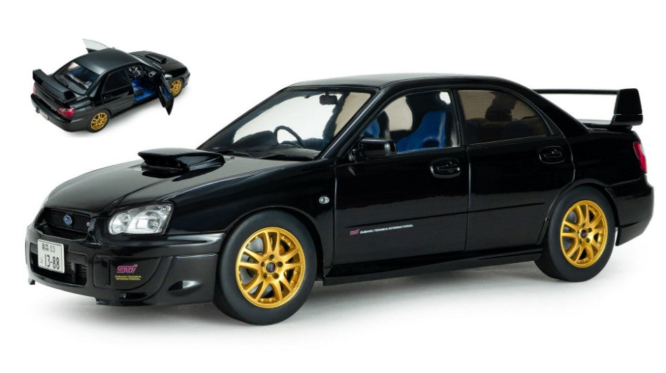 SUBARU IMPREZA WRX STI JAVA
BLACK PEARL 2004 1:18 - Solido - SL1812305
