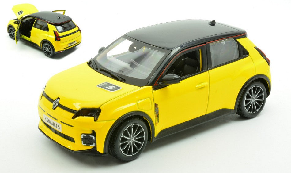 RENAULT 5 E-TECH YELLOW 1:24 - Burago - BU21113Y