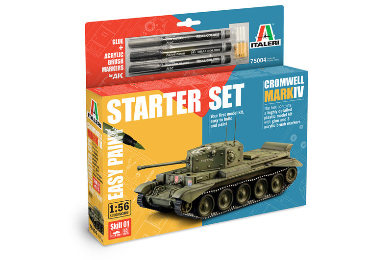 CROMWELL MARK IV MODEL SET KIT 1:56 - Italeri - IT75004