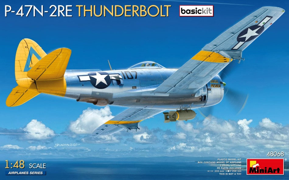 P-47N-2RE THUNDERBOLT BASIC KIT 1:48 - Miniart - MIN48068