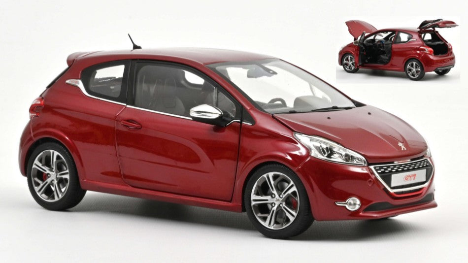 PEUGEOT 208 GTi 2013 RUBIS RED (REPROD) 1:18 - Norev - NV184700R