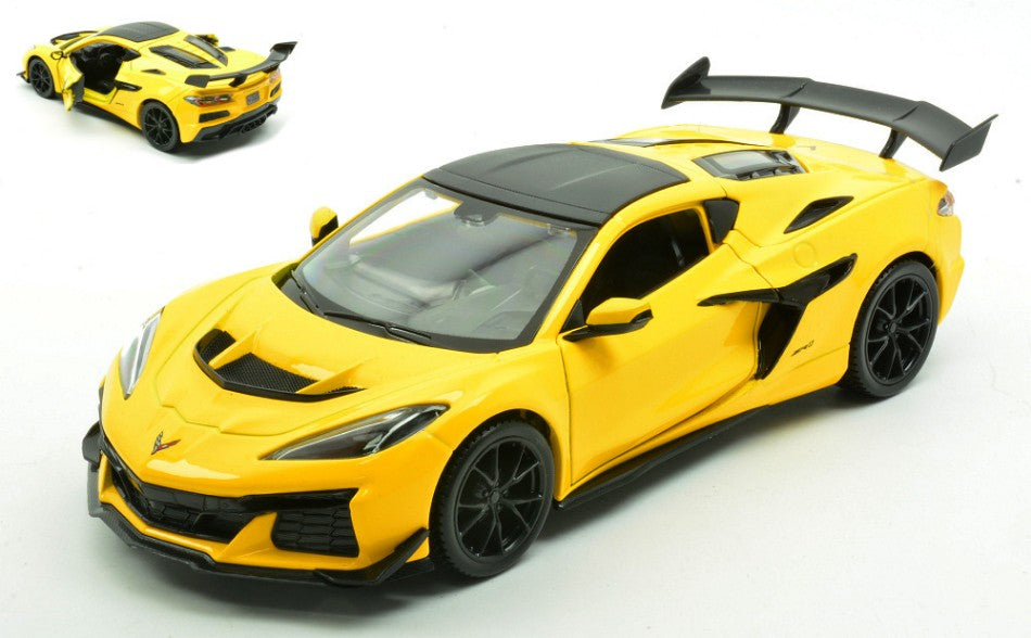 CHEVROLET CORVETTE ZR1 COUPE' 2025 YELLOW 1:24 - Maisto - MI32927Y