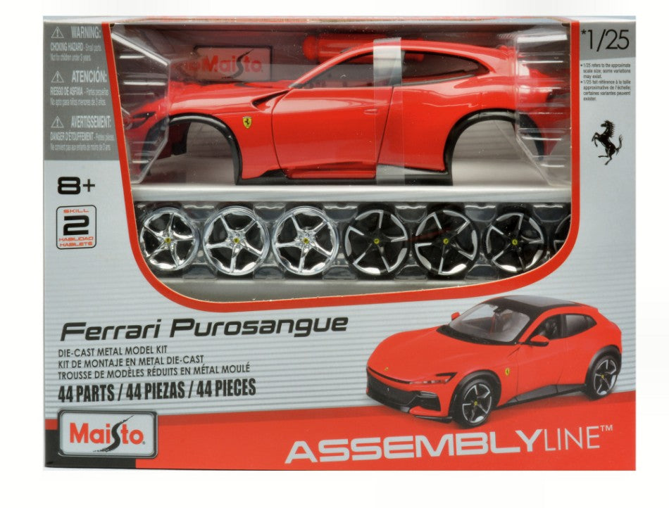 FERRARI PUROSANGUE RED KIT 1:24 - Maisto - MI39141