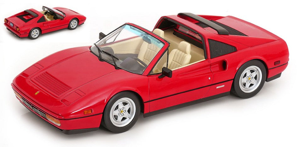 FERRARI 328 GTS US VERSION BEVERLY HILLS COP II 1985 RED 1:18 - KK Scale - KKDC181701