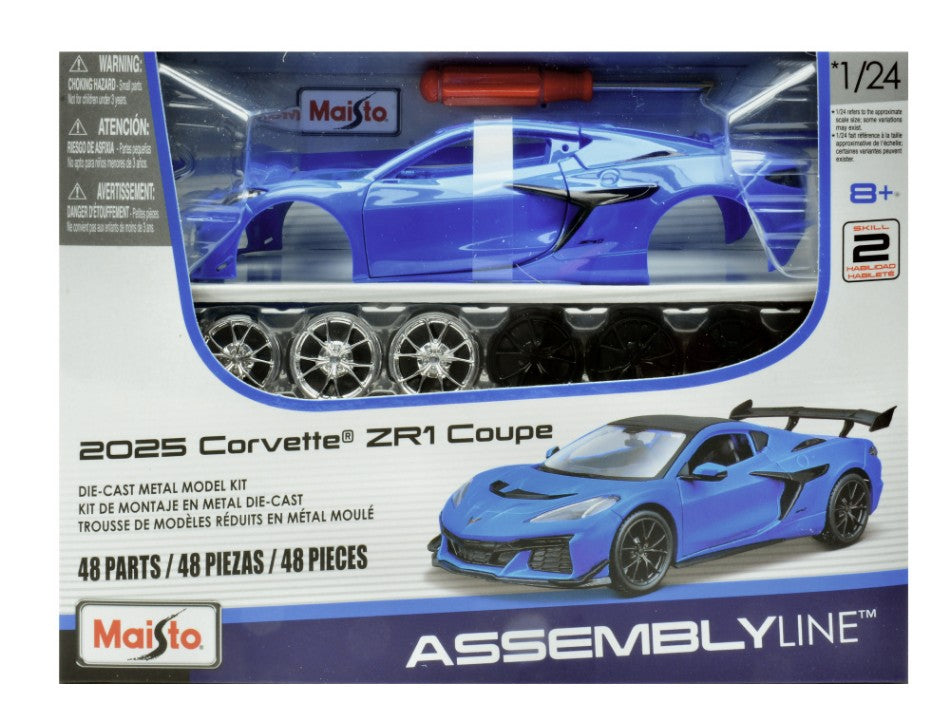 CORVETTE ZR1 BLUE KIT 1:24 - Maisto - MI39545