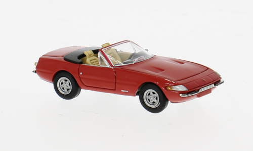 FERRARI 365 GTS/4 DAYTONA SPIDER 1971 RED 1:87 - Brekina - BRE22940