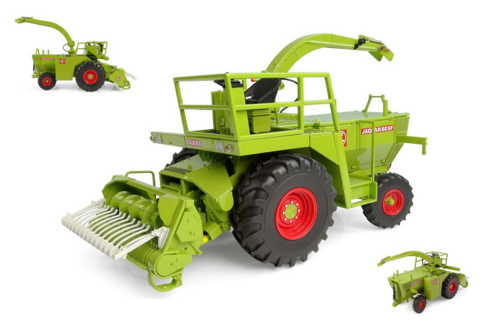 TRINCIAFORAGGI SEMOVENTE CLAAS JAGUAR 80 SF WITH PICK UP 1:32 - Universal Hobbies - UH6772