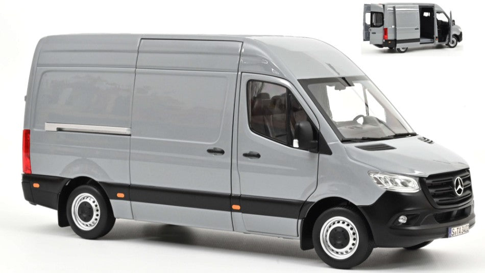 MERCEDES SPRINTER 2018 GREY 1:18 - Norev - NV183042