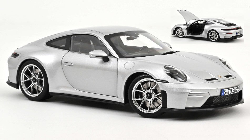 PORSCHE 911 GT3 W/TOURING PACK 2025 GT SILVERMETALLIC 1:18 - Norev - NV187002