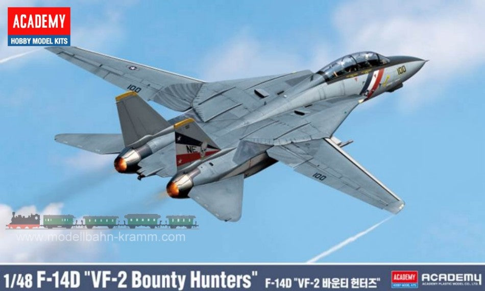 F-14D "VF-2 BOUNTY HUNTERS" KIT 1:48 - Academy - ACD12370
