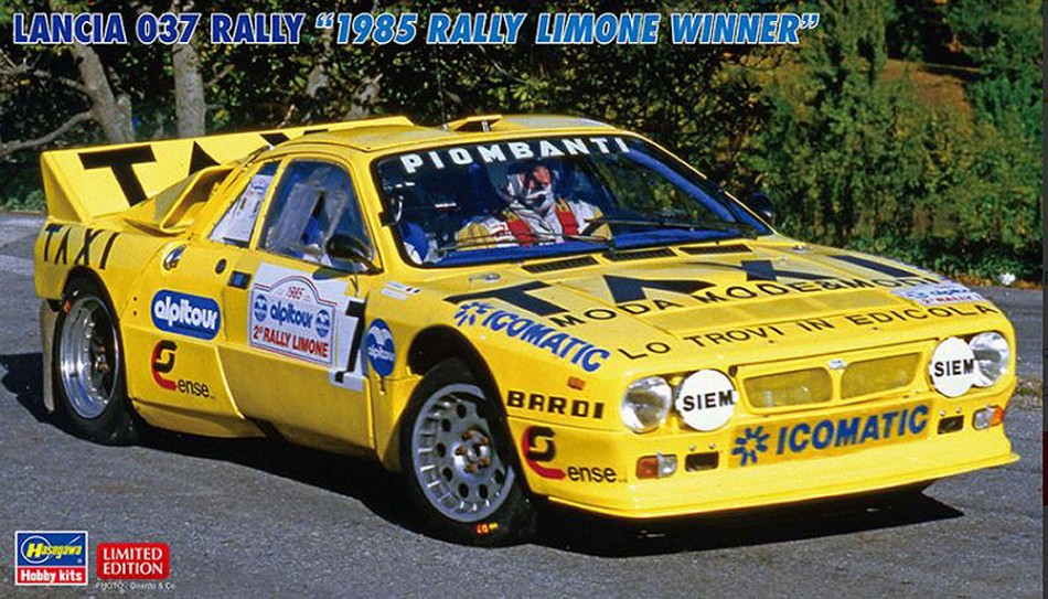 LANCIA 037 RALLY 1985 RALLY LIMONE WINNER KIT 1:24 - Hasegawa - HA20806