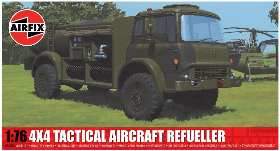 4x4 TACTICALAIRCRAFT REFUELLER KIT 1:76 - Airfix - A02329A
