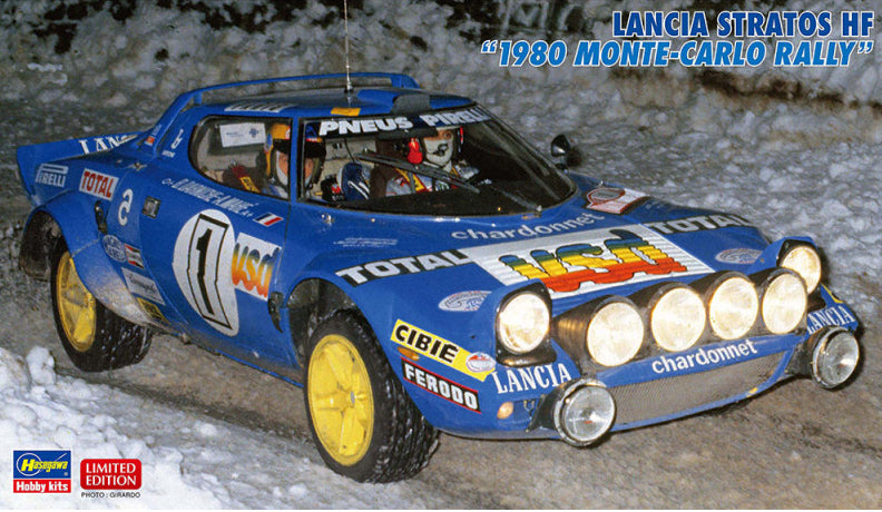 LANCIA STRATOS HF 1980 MONTE CARLO RALLY KIT 1:24 - Italeri - HA20810