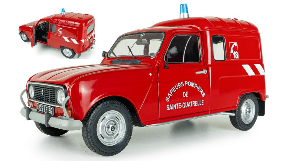 RENAULT 4LF4 POMPIER RED 1976 1:18 - Solido - SL1802210
