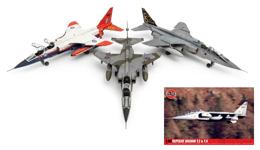 AEREO SEPECAT JAGUAR T.2 & T.4 KIT 1:48 - Airfix - A11011
