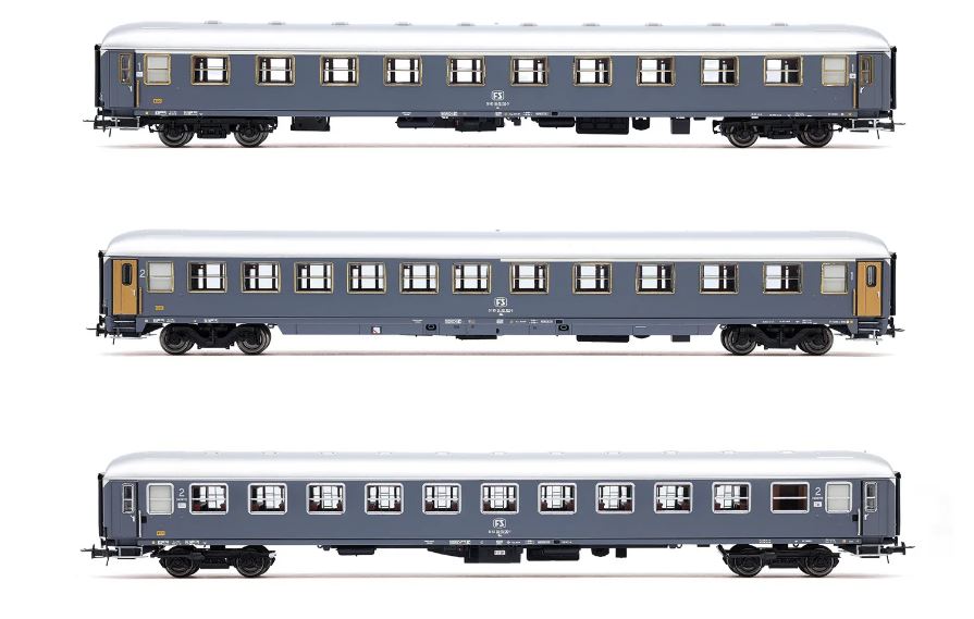 FS 3-unit pack, Exp 234/235 Remus Roma - Wien UIC-X Bcm UI EP.IV-V 1:87 - Rivarossi - HR4412