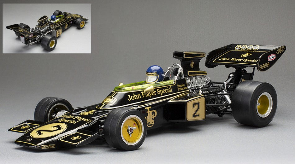 LOTUS 72E N.2 GP MONACO 1973 RONNIE PETERSON 1:18 - Quartzo - QZ18293