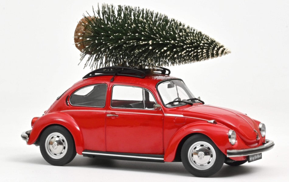 VW 1303 1973 RED MERRY CHRISTMAS 1:18 - Norev - NV188678