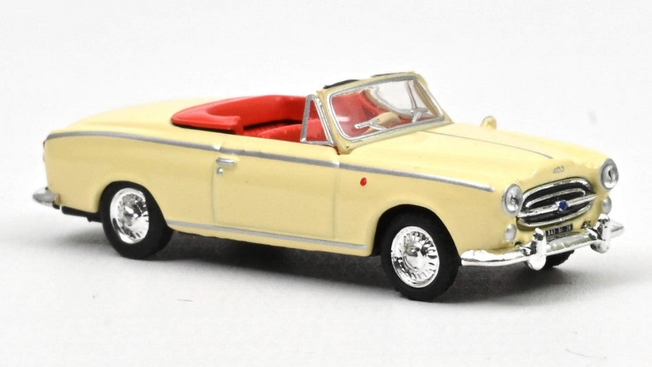 PEUGEOT 403 CABRIOLET 1957 YELLOW 1:87 - Norev - NV474344