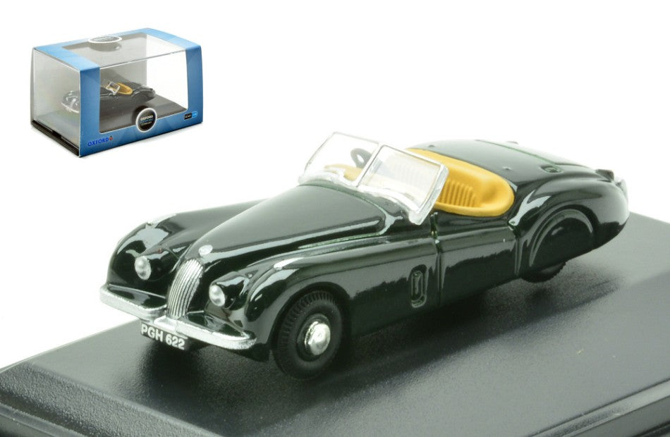 JAGUAR XK120 BRITISH RACING GREEN 1:76 - Oxford - OXF76XK120006