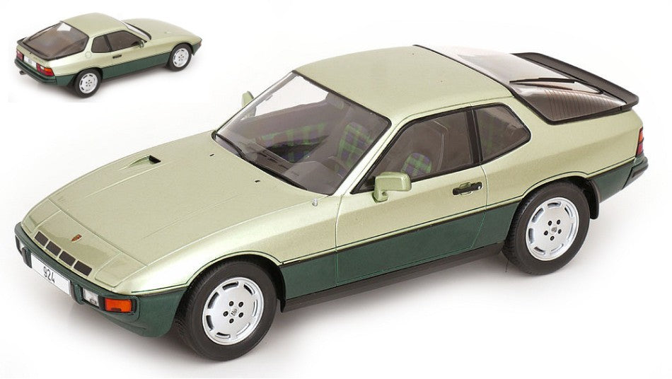 PORSCHE 924 TURBO 1979 GREEN 1:18 - ModelCarGroup - MCG18660