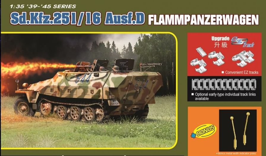 SD KFZ 251/16 Ausf.D FLAMMPANZERWAGEN KIT 1:35 - Dragon - D6219