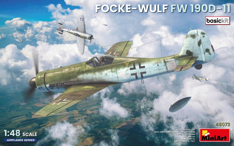 FOCKE-WULF Fw 190D-11 BASIC KIT 1:48 - Miniart - MIN48072