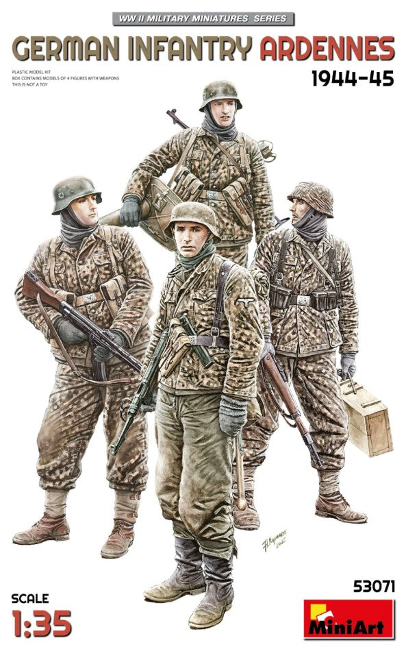 GERMAN INFANTRY ARDENNES 1944-45 KIT 1:35 - Miniart - MIN53071