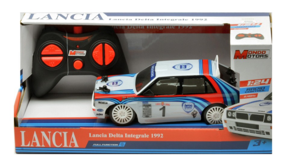 LANCIA DELTA HF INTEGRALE RADIOCOMANDO 1:24 - Mondo Motors - MM63908