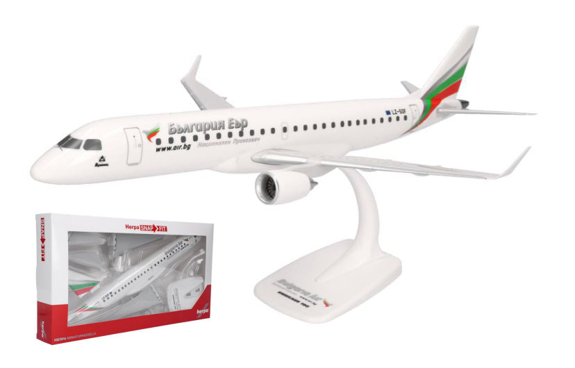 BULGARIA AIR EMBRAER E190 1:100 - Herpa - HP609258-001