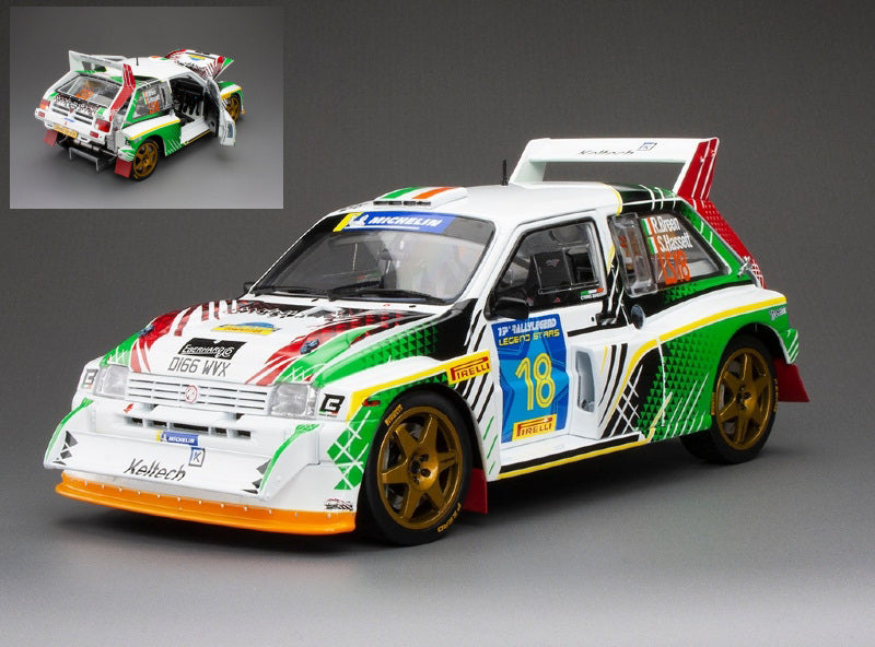 MG METRO 6R4 N.18 RALLY LEGEND 2019 R.BREEN-S.HASSET 1:18 - SunStar - SS5548